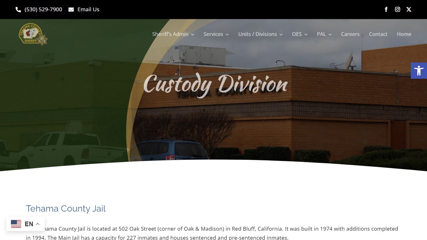 Custody Division - Tehama County Sheriff’s Office